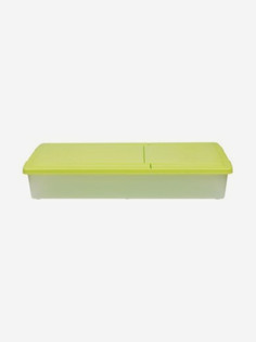 Короб для xранения IRIS OHYAMA UNDER-BED PLASTIC BOX 46л, зеленый, Зеленый