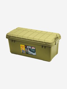 Ящик экспедиционный IRIS OHYAMA RV BOX 800 c двойной разделенной крышкой 78,5x37x32,5 см x аки, Зеленый