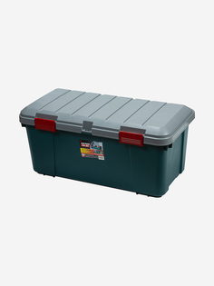 Ящик экспедиционный IRIS OHYAMA RV BOX Car Trunk 85, 85 литров 85x45x39 см, Зеленый