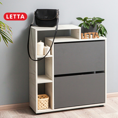 Обувница LETTA Ultra Plus дуб крафт белый/графит