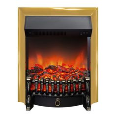 Электрокамин RealFlame Fobos Lux Brass (без пульта)