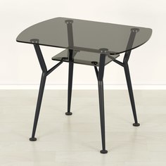 Кухонный стол Mebel Apartment Квадро 32 серый/черный 800х600
