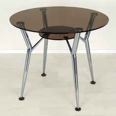 Кухонный стол Mebel Apartment Квадро 18-4 бронза/хром D95