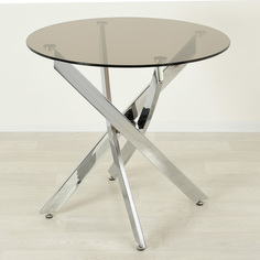 Кухонный стол Mebel Apartment Рим 18 бронза/хром D85