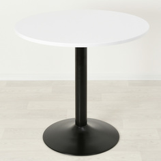 Кухонный стол Mebel Apartment Троя 18 белый/черный D70