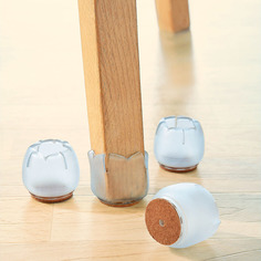 Защитные колпачки на ножки стула Хит-декор 07732, диаметр 3-4,5 см, 4 штуки