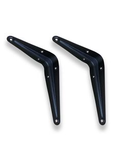 Кронштейн для полки PRM 100x125 черный матовый 100 шт.