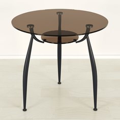 Стол обеденный Mebel Apartment Вокал 18-3 бронза/черный D80