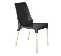 Стул Sheffilton SHT-S75 черный/ваниль