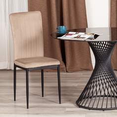 Стул для кухни обеденный TetChair VERTER, вельвет, бежевый