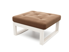 Пуф Arsko Амбер Беленый дуб/Коричневая рогожка