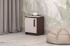 Тумба прикроватная Эконом Дуб Венге/Дуб Белфорд No Brand