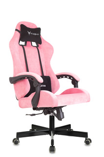 Кресло игровое Knight Terminator розовый Velvet 36