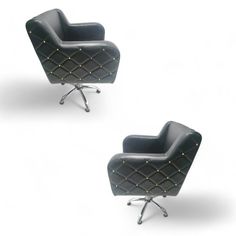 Парикмахерское кресло Синди II Гидравлика черный пятилучье, 2 шт No Brand