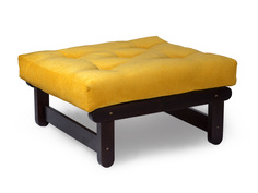 Пуф Arsko Сламбер Венге/Желтый вельвет