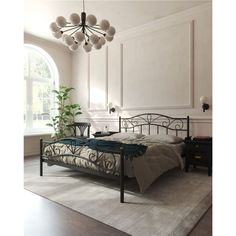 Кровать RB Глэдис + изножье (160х200) Чёрный