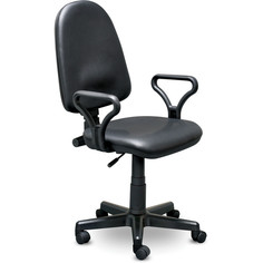 Кресло UP_Prestige жест.подл.Самба к/з чёрный Z01/PV1 No Brand