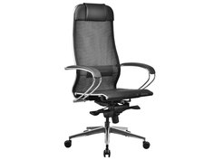 Кресло руководителя Метта Samurai S-1.041 MPES Черный плюс, экокожа, сетка