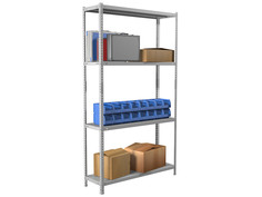 Стеллаж металлический Практик MS 200KD/100x30/4, окрашенный