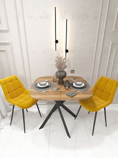 Стол кухонный Larix4you Ларго Дуб Вотан 90х90х75 см