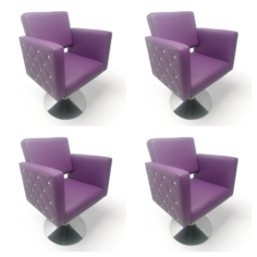 Парикмахерское кресло Гламурис, 4 кресла No Brand