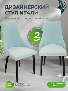 Стул для кухни со спинкой ArtGenesis Italy Мятный 2 шт