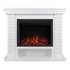 Электрокамин RealFlame BRIXTON 255 WT-P511 с очагом SAPHIR 25,5