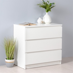 Комод Mobi Нарвик 16.217, Белый PE шагрень, 79.9х48х77.7