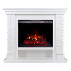 Электрокамин RealFlame Brixton 25.5 WT-P511 с очагом Sparta 25,5 LED