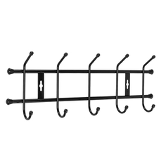 Вешалка настенная Nika ВН5/48,5х6,7х18 см черная