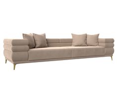 Прямой диван Лига Диванов Лига-021 265х95х86 см, бежевый