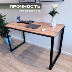Стол письменный в стиле Loft 130 см, Дуб вотан No Brand