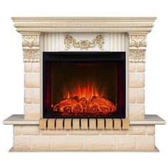 Электрокамин RealFlame Gracia 25.5 WT-619G с очагом Evrika 25,5 LED