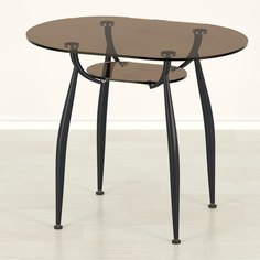 Кухонный стол Mebel Apartment Вокал 23 бронза/черный 1000х600