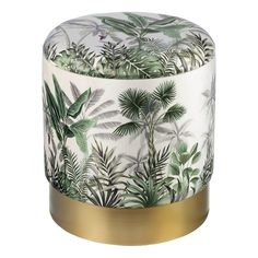 Пуф Glasar Джунгли с крышкой 40 x 40 x 44 см ГЛАСАР