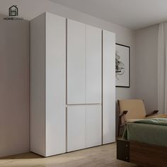 Шкаф распашной HomeGrad Сура 2, 1200х2100х480 белый/сонома