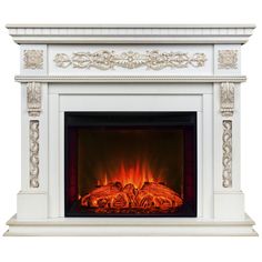 Электрокамин RealFlame Estella 26/25.5 WT-519G с очагом Evrika 25,5 LED