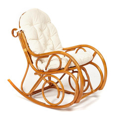 Кресло-качалка TetChair MILANO (разборная) / без подушки Cognac (коньяк)