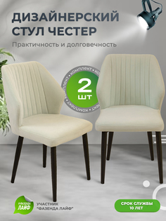 Стул для кухни со спинкой ArtGenesis Chester 2 шт