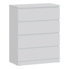 Комод Варма 4 ящика белый 80 х 100 х 40 см No Brand