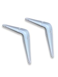 Кронштейн для полки PRM 100x125 белый 2 шт