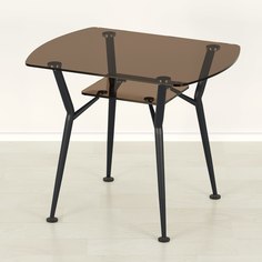 Кухонный стол Mebel Apartment Квадро 32 бронза/черный 900х600