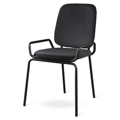 Стул NoBrand ror double frame черный/черный