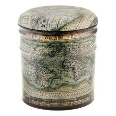 Пуф Fuzhou Rirong Maps с крышкой 27,5 x 27,5 x 31 см