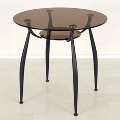 Кухонный стол Mebel Apartment Вокал 18-4 бронза/черный D80