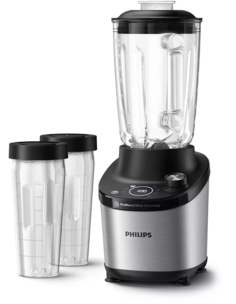 Блендер Philips HR3760/10 серебристый, черный