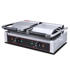 Гриль Rosso HEG-813 серебристый, черный