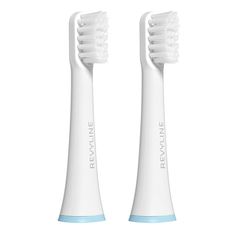 Насадка для электрической зубной щетки Revyline RL 050, голубая, 2 шт