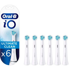 Насадка для электрической зубной щетки Oral-B iO Ultimate Clean белая, 6 шт.