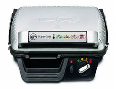 Электрогриль Tefal Supergrill Timer GC451 серебристый